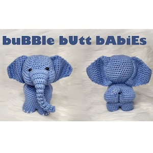 Elephant Crochet Pattern Amigurumi PDF Tutorial Instand Download Elephant Amigurumi English Instructions Handmade Baby Shower gift idea