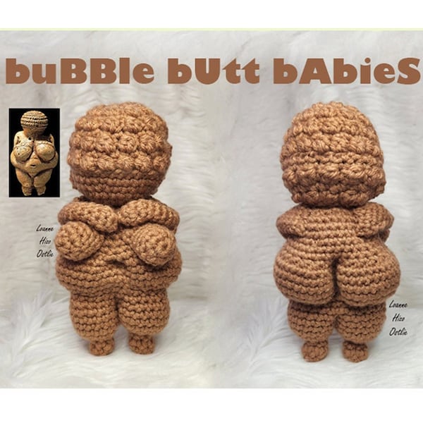 Venus von Willendorf Häkelanleitung Amigurumi Häkelanleitung PDF Sofort Download