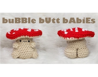 Mushroom Crochet Pattern by Tabloach DIGITAL PDF Downloadable