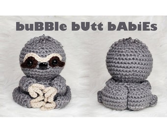 PATTERN: Flash the Sloth - Crochet sloth pattern - amigurumi sloth - crocheted sloths pattern - PDF crochet pattern - English only