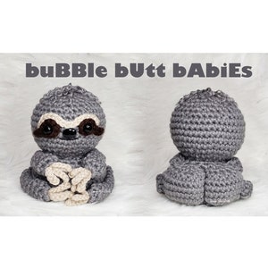 PATTERN: Flash the Sloth - Crochet sloth pattern - amigurumi sloth - crocheted sloths pattern - PDF crochet pattern - English only