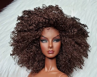 afro doll wig