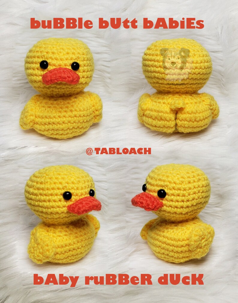 Crochet Rubber Duck PATTERN Amigurumi Duck Pattern Crochet Etsy