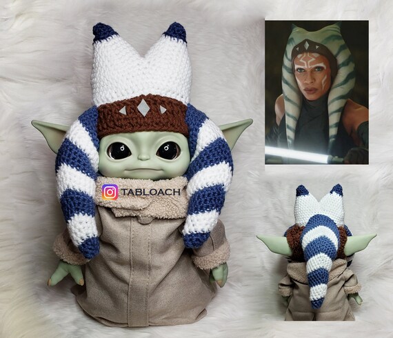 Crochet Ahsoka Tano Hat for Mattel's 