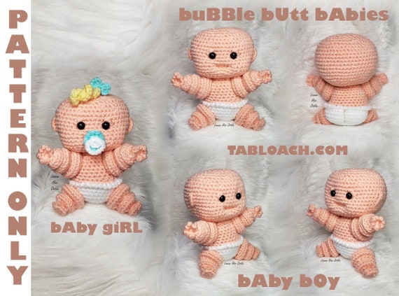 Muñecos sales bebe crochet
