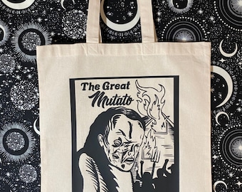 Die tolle Mutato Baumwolltasche | Die X-Dateien | Handgezeichneter Vinylschnitt | Dana Scully | Fuchs Mulder