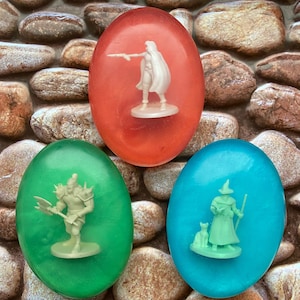 Choose Your Potion Soap with Mystery TTRPG Mini Figure Inside | Handmade Soap | Dungeons and Dragons | Pathfinder | Nerdy Gift | Blind Box