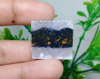 chrysocolle noire calcédoine cuivre natif