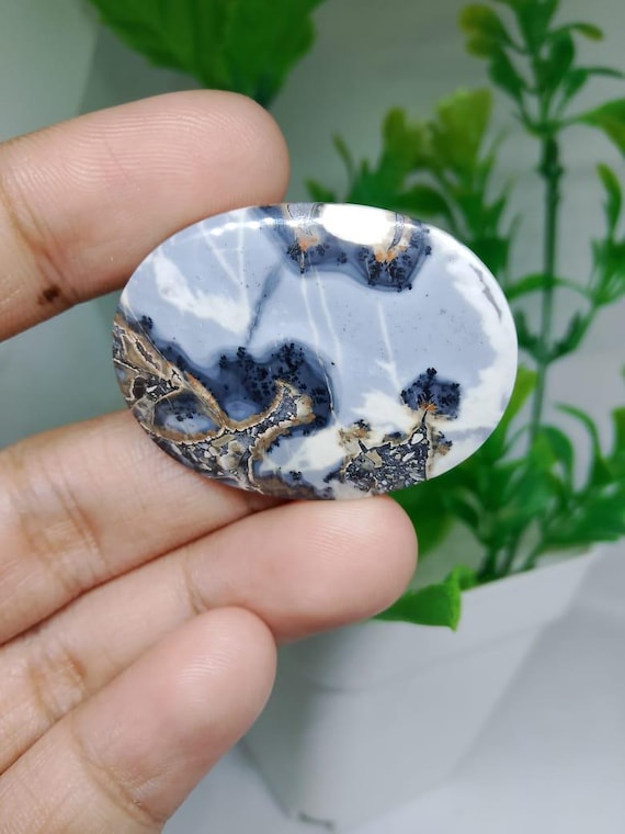 マリガノ ジャスパー カボション (35x26x5mm) - Etsy 日本