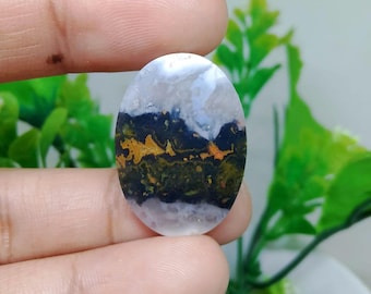 chrysocolle noire calcédoine cuivre natif