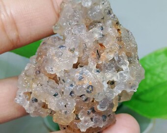 wunderschöner bunter chrysokoll Chalcedon
