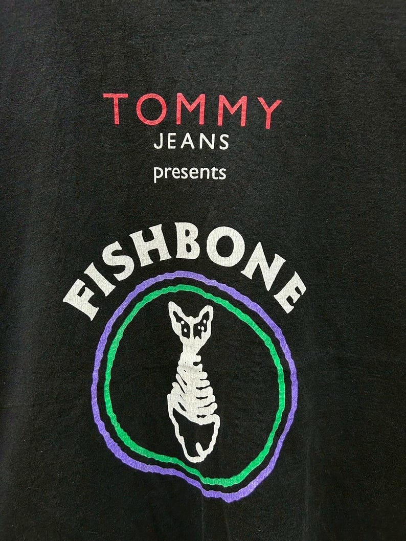 Vintage 90s Fishbone Punk Band Tshirt Size XL - Etsy