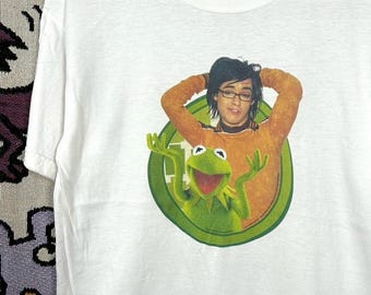 Vintage Changes Kermit the Frog Calvin Klein Parody Tee in Grey