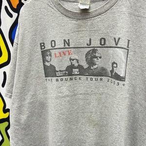 【未着用】BON JOVI Tシャツ One Wild Night Lサイズ ビンテージ ボン・ジョヴィ「ワン・ワイルド・ナイト」Tシャツ