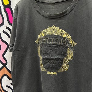 Vintage Metallica-t-shirt uit de jaren 2000, maat L
