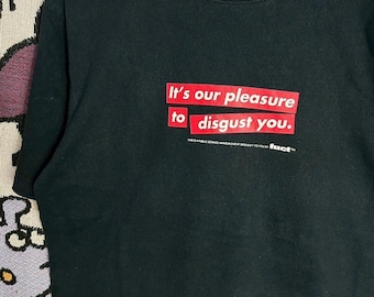 Vintage 2000s Fuct Skateboard Barbara Kruger Artist tshirt size M