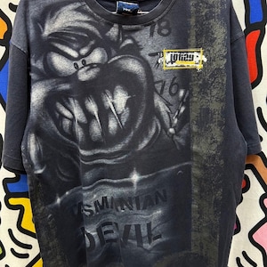 Vintage Taz Overprint tshirt size 2XL