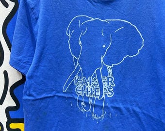 Camiseta vintage da banda Kaiser Chiefs, tamanho P, anos 2000