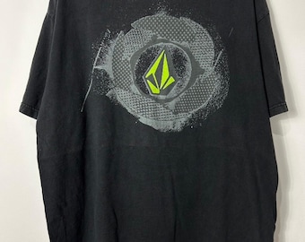 Vintage Volcom Skateboard-t-shirt uit de jaren 2000, maat XL