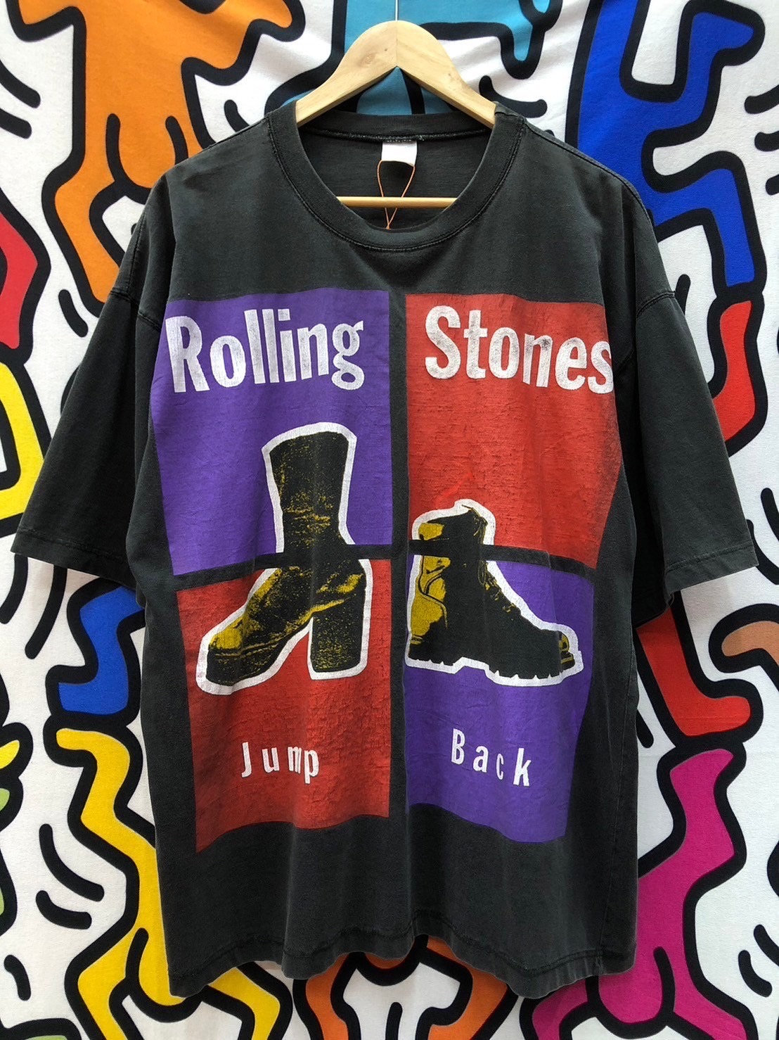 Vintage 1993 the Rolling Stones - Jump Back Tshirt Size XL 2