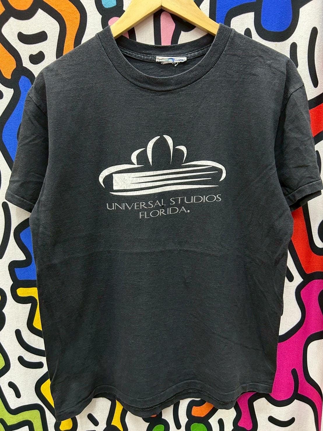 90s 90年代　ユニバーサルスタジオ Tシャツ ビンテージ　ヴィンテージ 90年代 USA製 UNIVERSAL STUDIO FLORIDA ユニバーサルスタジオ 刺繍