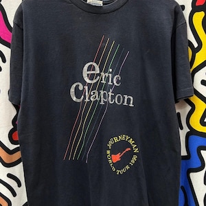 Vintage 1990 Eric Clapton tshirt size XL