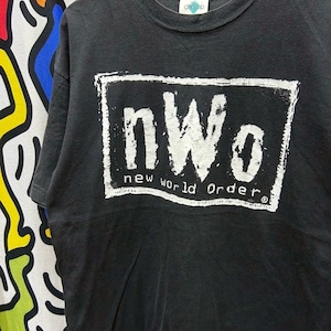 Vintage N.W.O Nwo New World Order 4 Life Black Wrestling 90s
