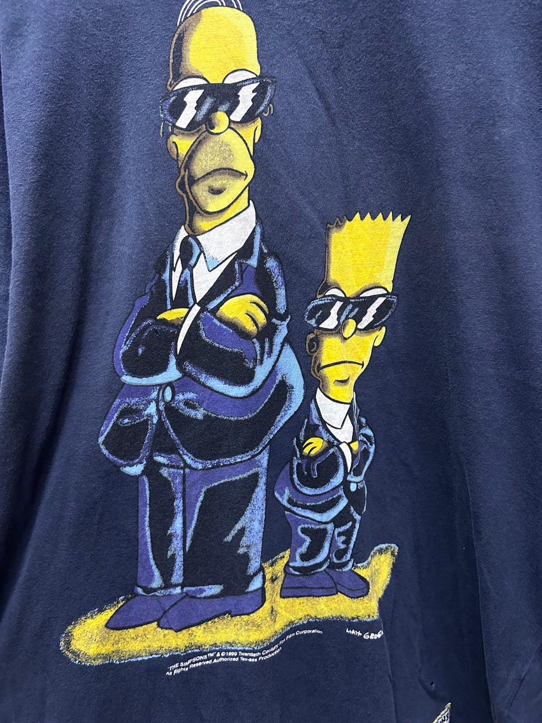 1997 The Simpsons Men In Black Parody t shirt – HeresWear