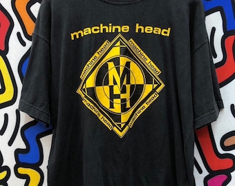 90's MACHINE HEAD バンド Tシャツ Machine Head 90s Vintage Long Sleeve Shirt Rare Fit M - Etsy