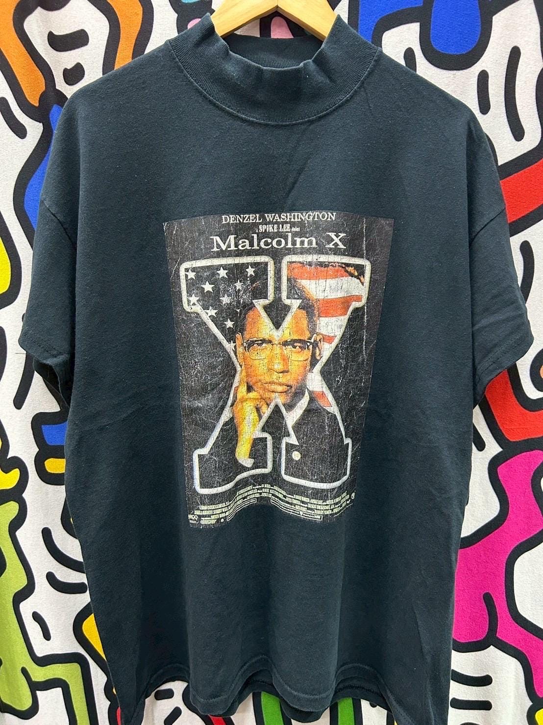 Vintage 90s Malcolm X Movie - Danzel Washington Spike Lee Tshirt