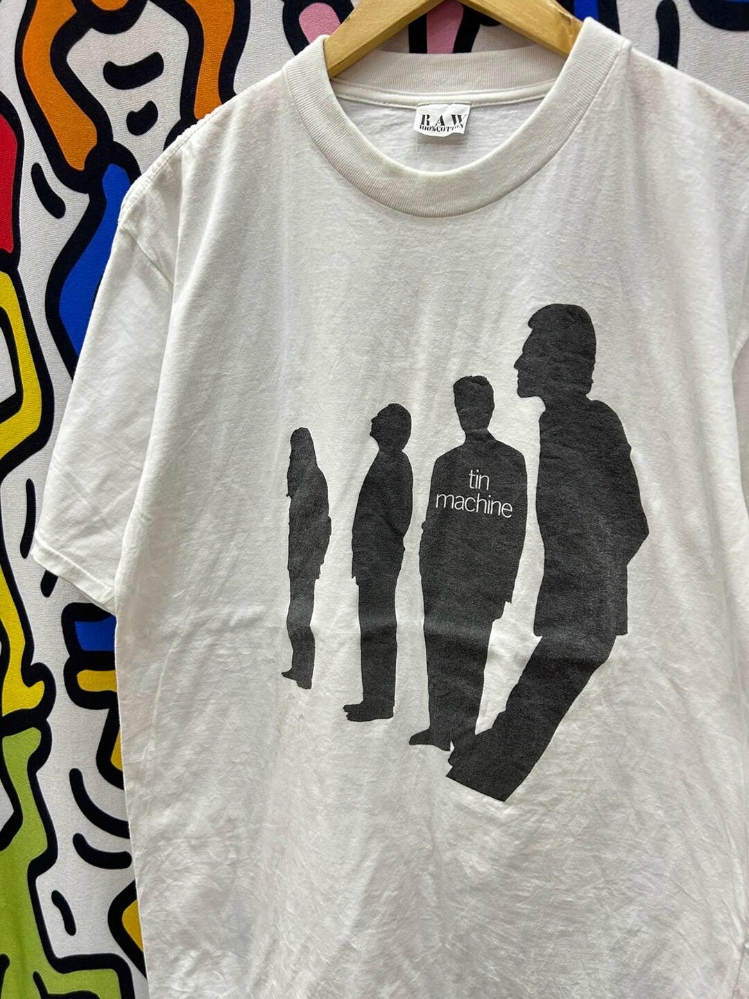 Vintage 90s Tin Machine David Bowie Tshirt Size XL - Etsy New Zealand