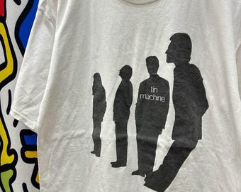 Vintage 90s Tin Machine American Hard Rock Band David Bowie