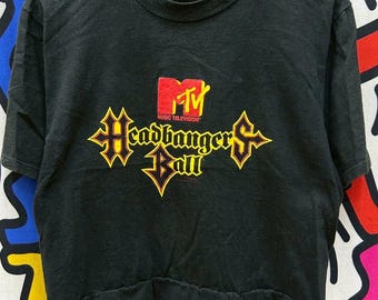 ヴィンテージ 1991 MTV ヘッドバンガーズ ボール Tシャツ サイズ L