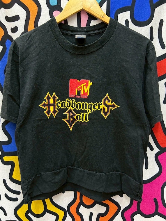 ヴィンテージ 1991 MTV ヘッドバンガーズ ボール Tシャツ サイズ L