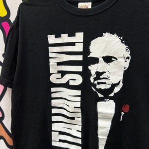 Vintage 00s The Godfather Movie tshirt size XL