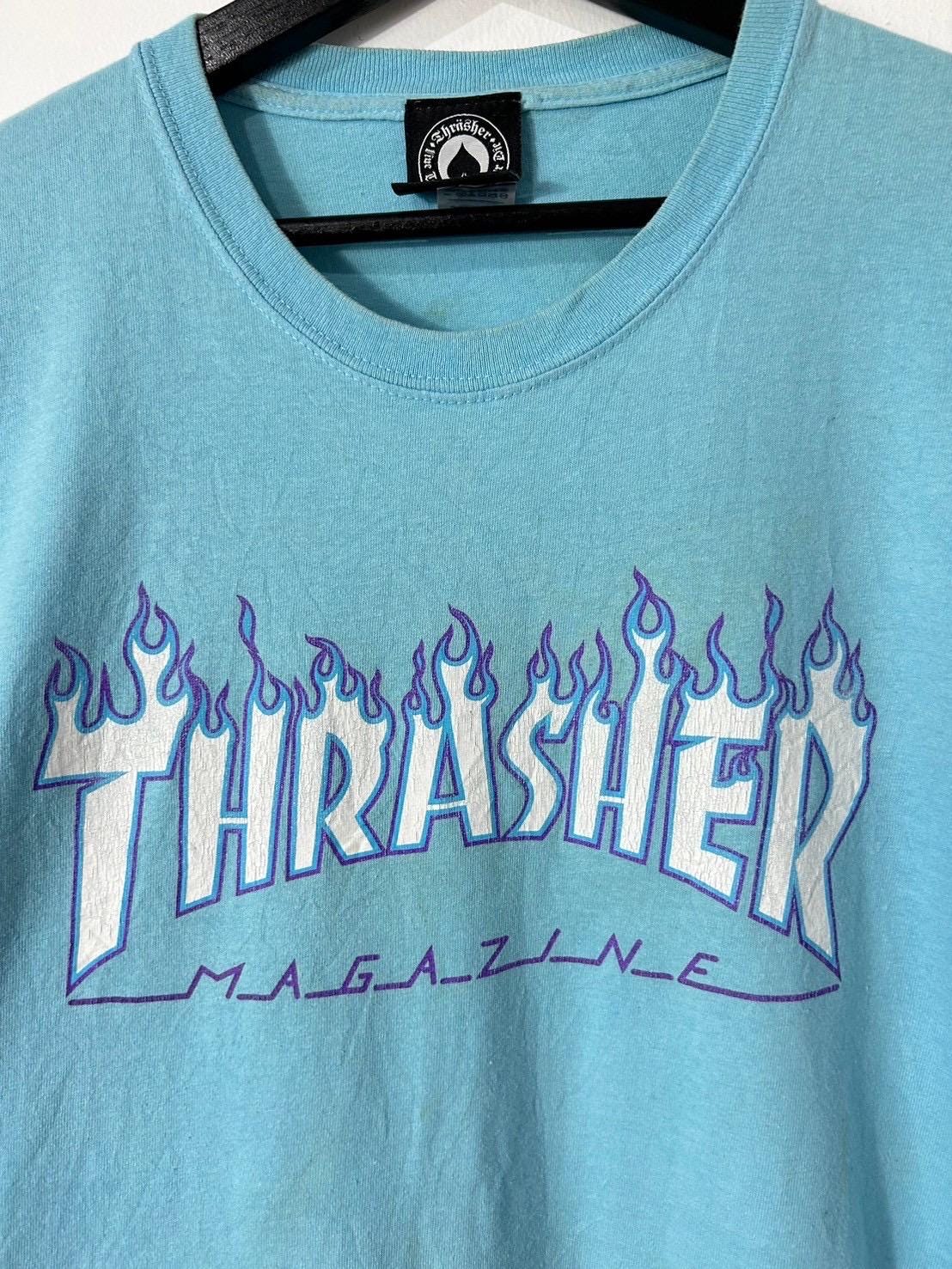 Vintage 2000s Thrasher Skateboard Tshirt Size XL - Etsy Vintage 2000s Thrasher Skateboard Tshirt Size XL - Etsy