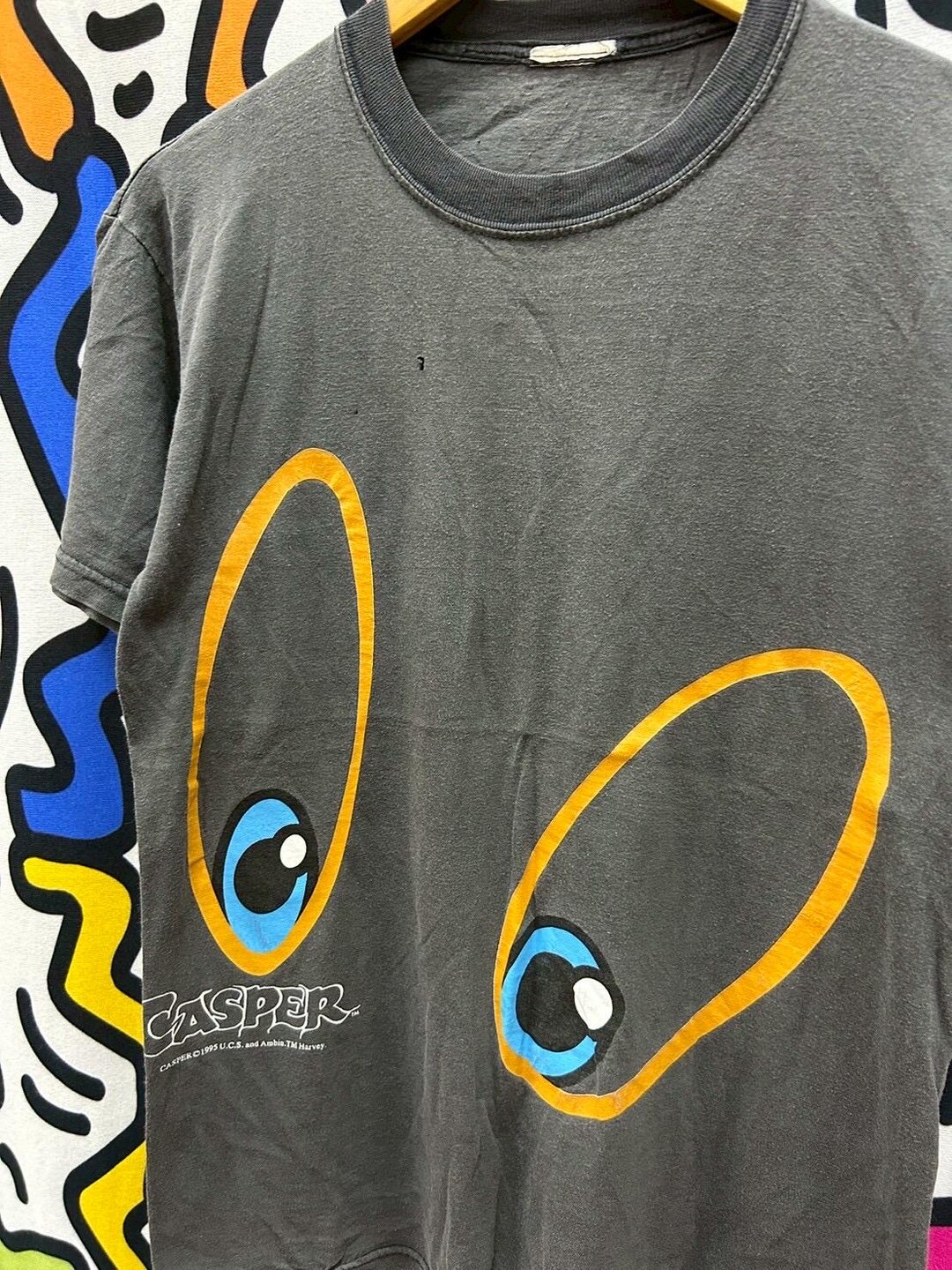 1995年製ヴィンテージ キャスパーTシャツ サイズM（サンフェード
