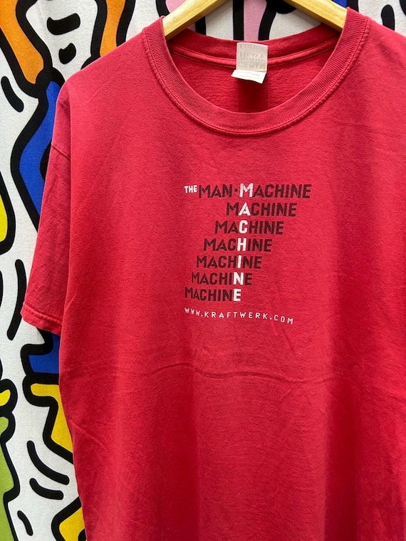 90's Kraftwerk ビンテージ バンド Tシャツ Vintage 90s Kraftwerk - the Man Machine Tshirt Size L - Etsy