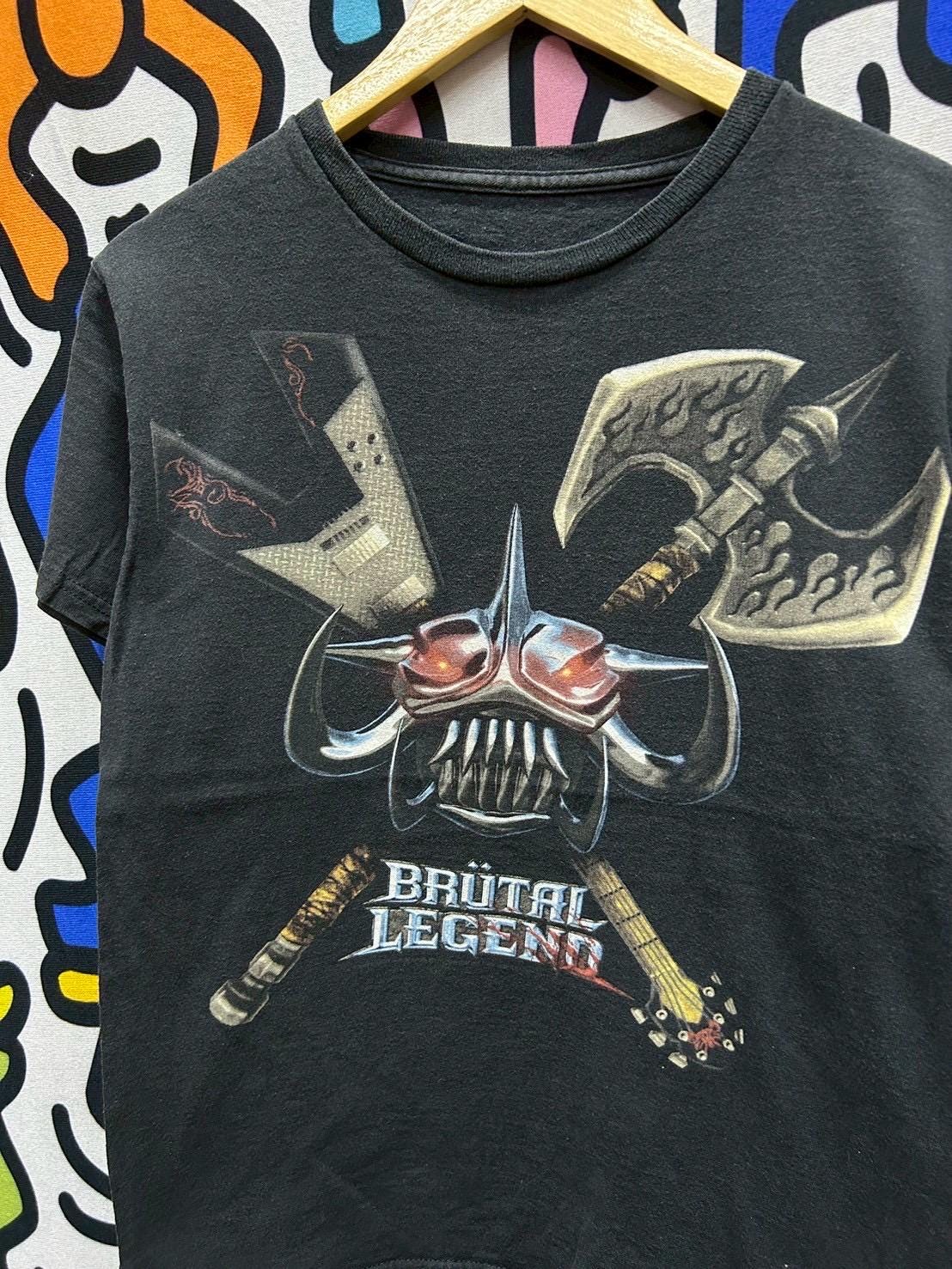 Vintage 2000s Brutal Legend Tshirt Size S - Etsy, image size:1108x1477