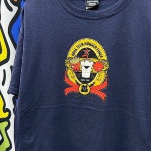 Vintage 2000s Adult Swim Aqua Teen Hunger Force Carl Cartoon tshirt size XL