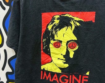 Vintage 1991 John Lennon Love Is Real Band T-shirt / Band Tee