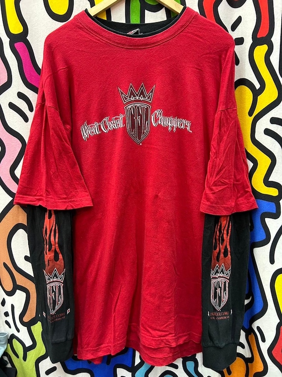 90s L west coast choppers ロングスリーブ ロンT - メルカリ