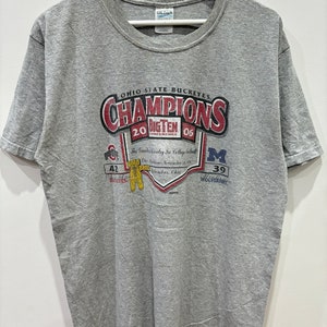 VTG Ohio State Buckeyes vs Michigan State Wolverines tshirt size L