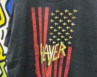 Vintage 1994 Slayer Circle of Beliefs Brockum Tag Metal Band Tee