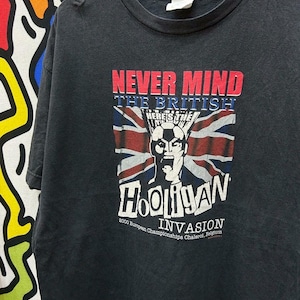 Vintage 2000 The British Hooligan tshirt size XL