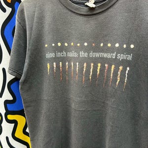 Vintage 2000s Nine Inch Nails tshirt size M (Sun Faded)