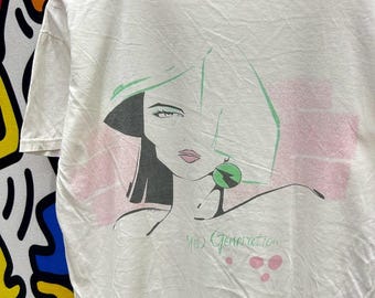 Vintage 90s New Generation Graphic Art tshirt size M