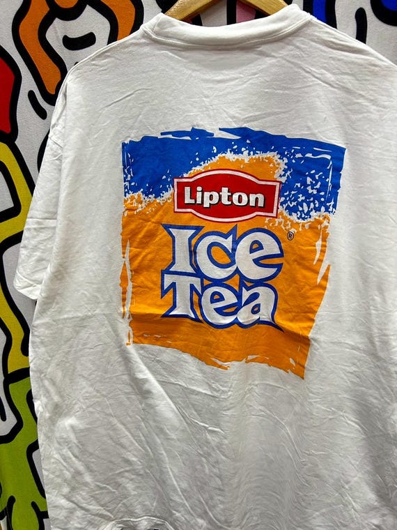 Vintage 90s Lipton Tshirt Size 2XL - Etsy