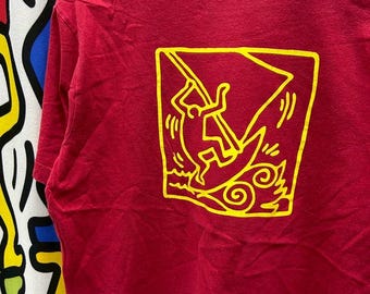 Vintage 2000s Keith Haring Art tshirt size L