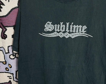 Vintage jaren 90 Sublime Band-t-shirt maat XL